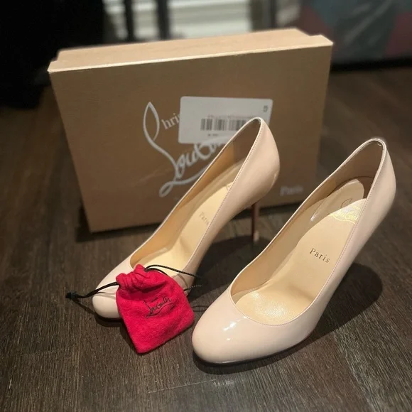 Fifetish 85 Patent Christian Louboutin Heels - Picture 1 of 6